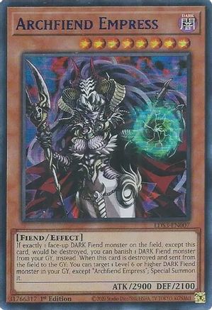 Image of Archfiend Empress (Blue) [LDS3-EN007] Ultra Rare