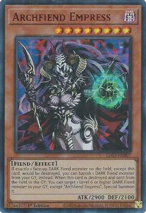 Image of Archfiend Empress (Red) [LDS3-EN007] Ultra Rare