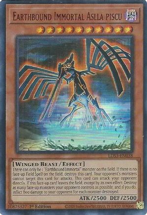Image of Earthbound Immortal Aslla piscu (Red) [LDS3-EN038] Ultra Rare