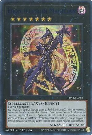 Image of Ebon Illusion Magician (Blue) [LDS3-EN091] Ultra Rare