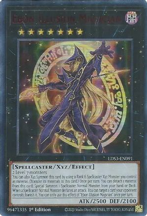 Image of Ebon Illusion Magician (Red) [LDS3-EN091] Ultra Rare