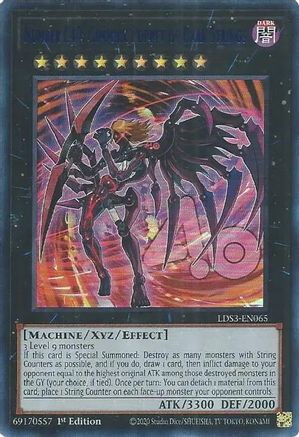 Image of Number C40: Gimmick Puppet of Dark Strings (Blue) [LDS3-EN065] Ultra Rare