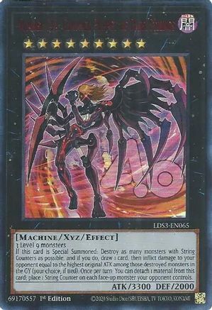 Image of Number C40: Gimmick Puppet of Dark Strings (Red) [LDS3-EN065] Ultra Rare