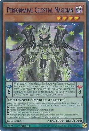 Image of Performapal Celestial Magician (Blue) [LDS3-EN130] Ultra Rare