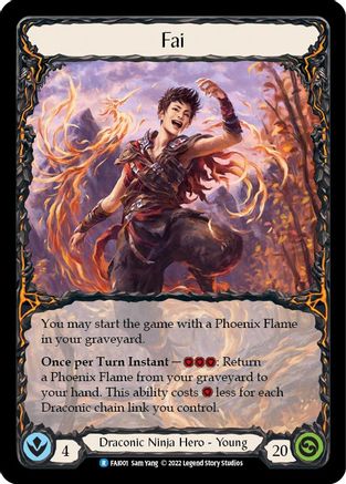Image of Fai [FAI001] (Uprising Fai Blitz Deck)  Rainbow Foil