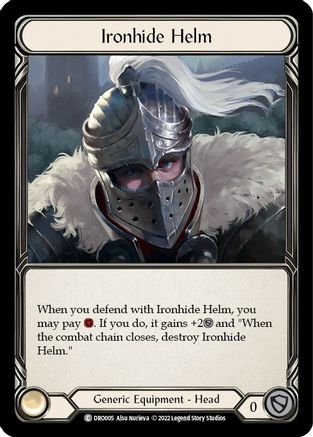 Image of Ironhide Helm [DRO005] (Uprising Dromai Blitz Deck)