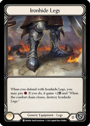 Image of Ironhide Legs [DRO008] (Uprising Dromai Blitz Deck)