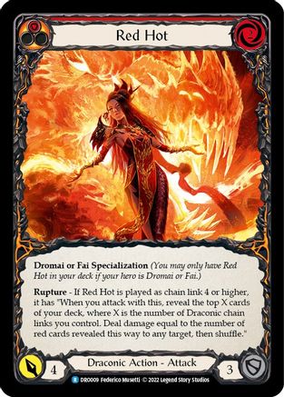 Image of Red Hot [DRO009] (Uprising Dromai Blitz Deck)