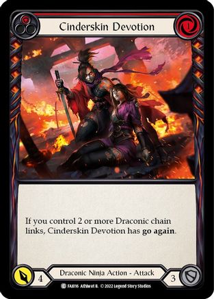 Image of Cinderskin Devotion (Red) [FAI016] (Uprising Fai Blitz Deck)