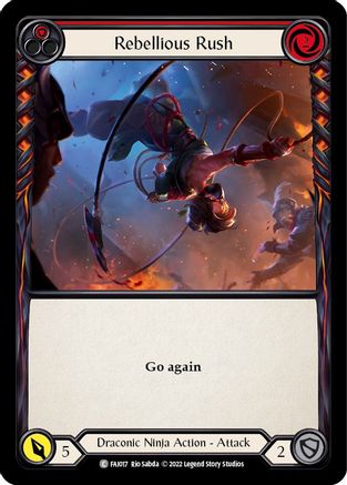 Image of Rebellious Rush (Red) [FAI017] (Uprising Fai Blitz Deck)