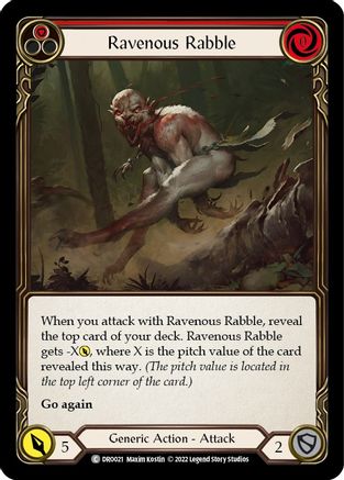 Image of Ravenous Rabble [DRO021] (Uprising Dromai Blitz Deck)