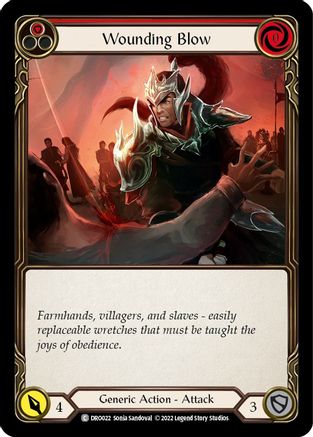 Image of Wounding Blow [DRO022] (Uprising Dromai Blitz Deck)