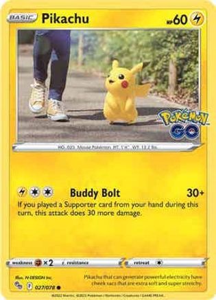 Image of Pikachu (027/078) [Pokémon GO]