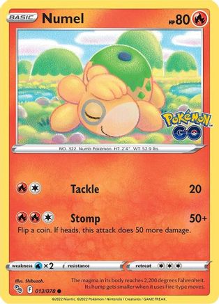 Image of Numel (013/078) [Pokémon GO]