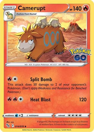 Image of Camerupt (014/078) [Pokémon GO]