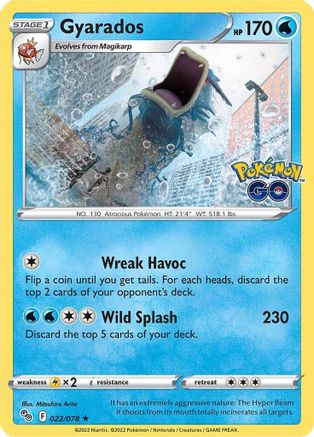 Image of Gyarados (022/078) [Pokémon GO]
