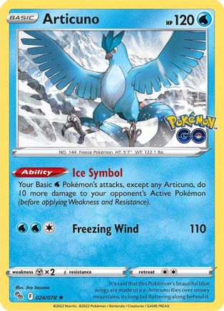 Image of Articuno (024/078) [Pokémon GO]
