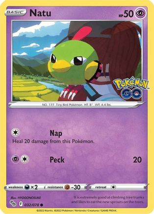 Image of Natu (032/078) [Pokémon GO]