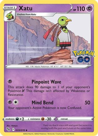 Image of Xatu (033/078) [Pokémon GO]