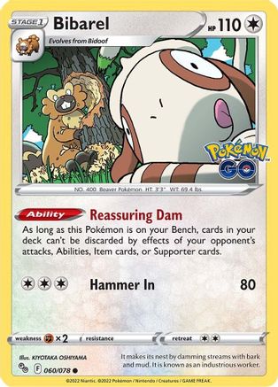 Image of Bibarel (060/078) [Pokémon GO]