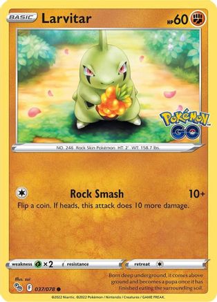 Image of Larvitar (037/078) [Pokémon GO]
