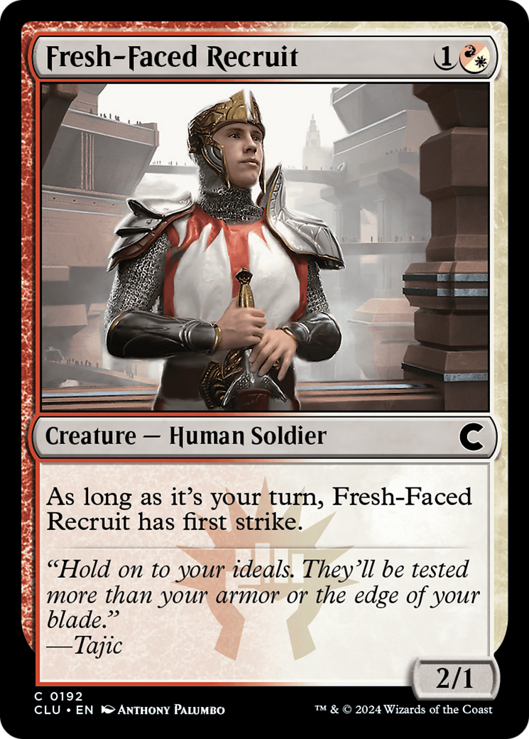 Image of Fresh-Faced Recruit [Ravnica: Clue Edition]