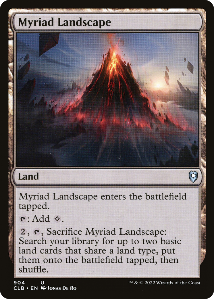 Image of Myriad Landscape [Commander Legends: Battle for Baldur's Gate]