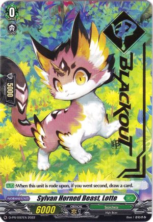 Image of Sylvan Horned Beast, Lotte (Hot Stamped) (D-PR/097EN 2022) [D Promo Cards]