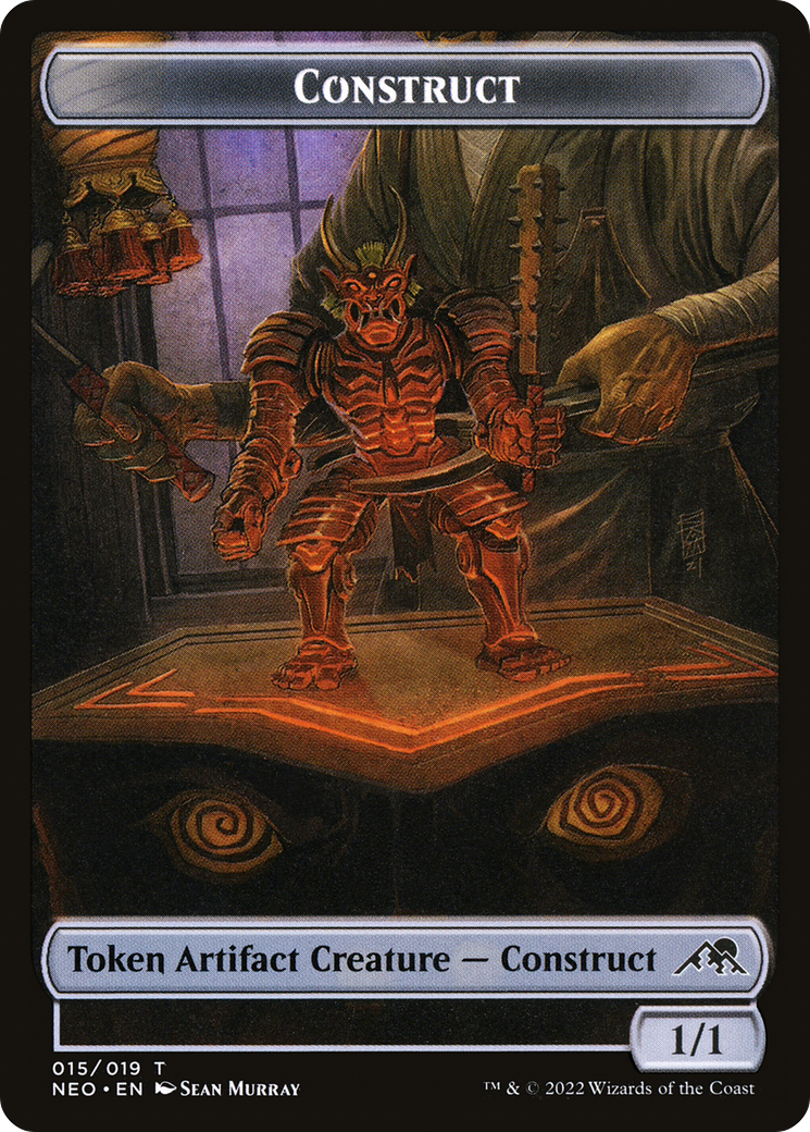 Image of Construct Token (015) [Kamigawa: Neon Dynasty Tokens]