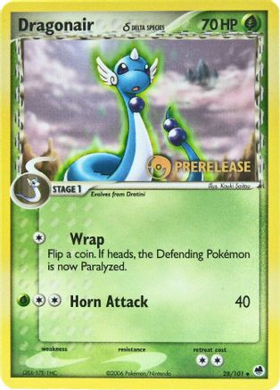 Image of Dragonair (28/101) (Prerelease) [EX: Dragon Frontiers]