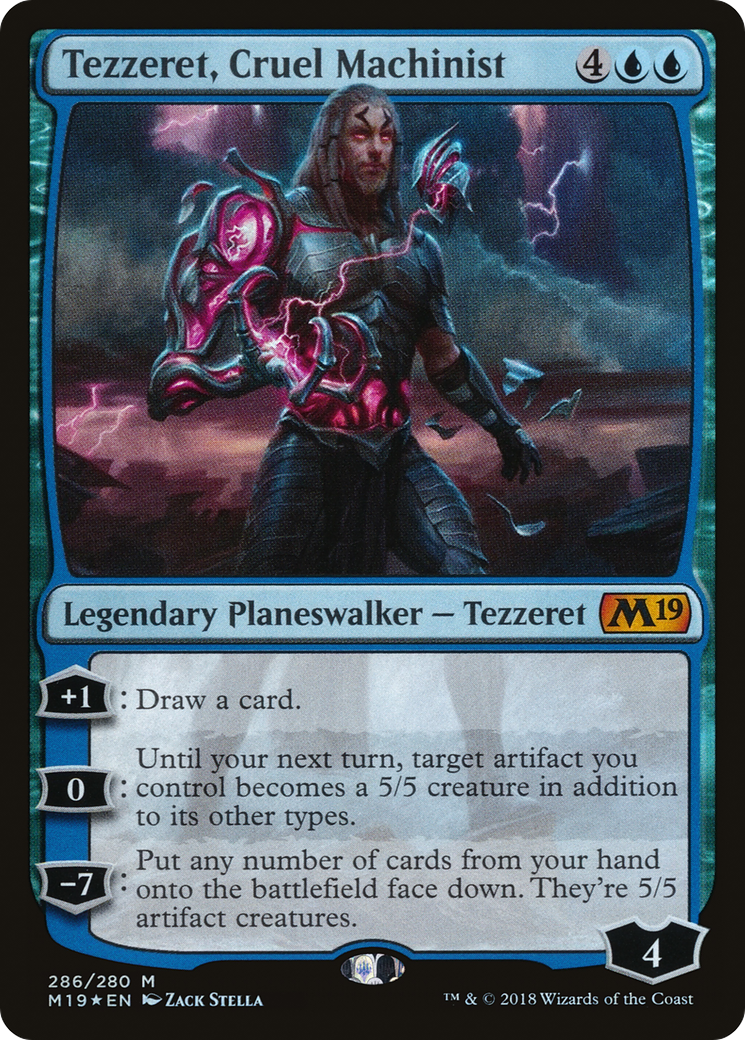 Image of Tezzeret, Cruel Machinist [Core Set 2019]