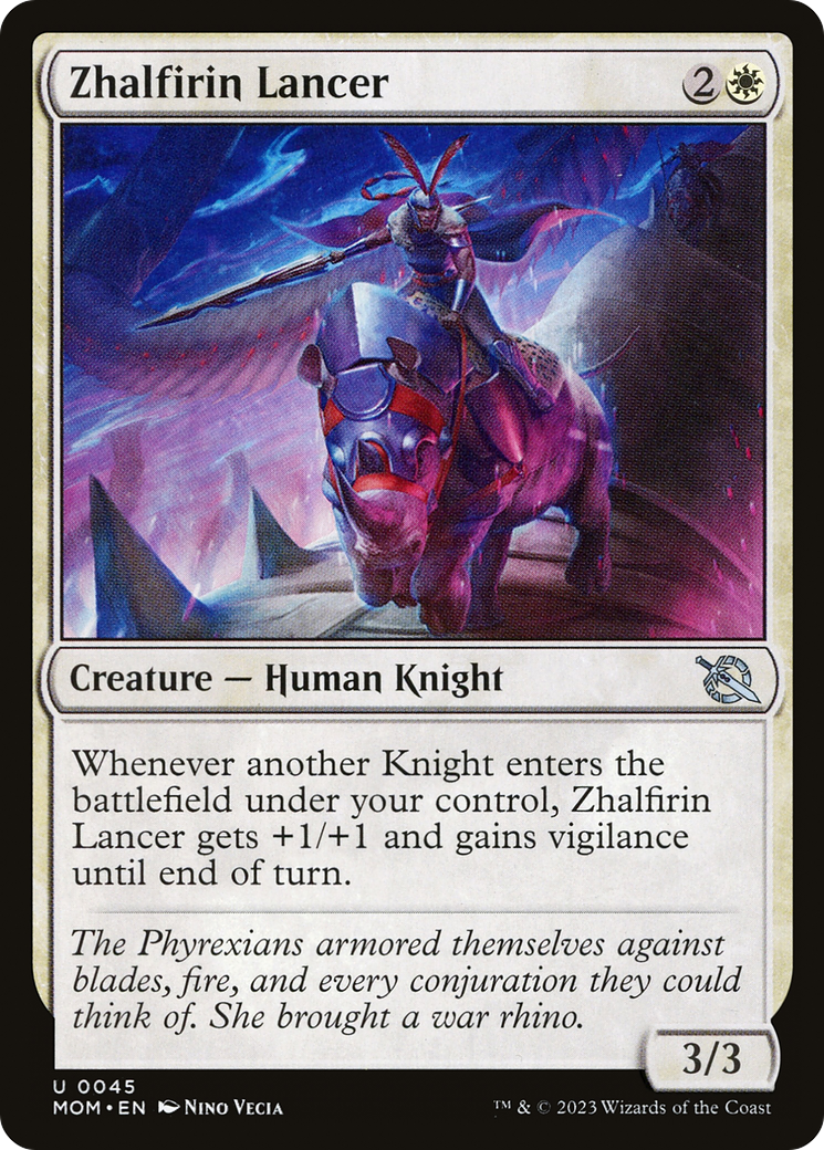 Image of Zhalfirin Lancer [March of the Machine]