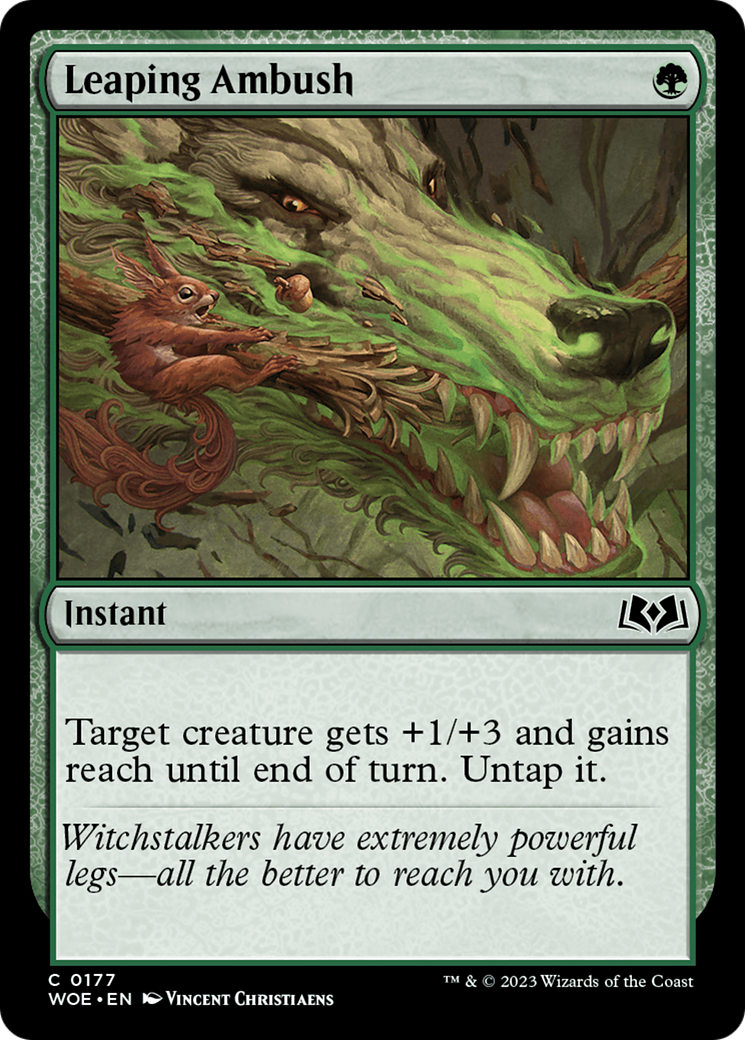 Image of Leaping Ambush [Wilds of Eldraine]