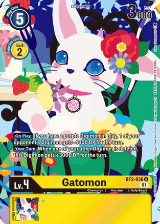 Image of Gatomon [BT2-036] (Tamer's Card Set 2 Floral Fun) [Release Special Booster Promos]