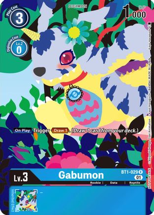 Image of Gabumon [BT1-029] (Tamer's Card Set 2 Floral Fun) [Release Special Booster Promos]
