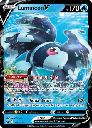 Image of Lumineon V (SWSH250) [Sword & Shield: Black Star Promos]