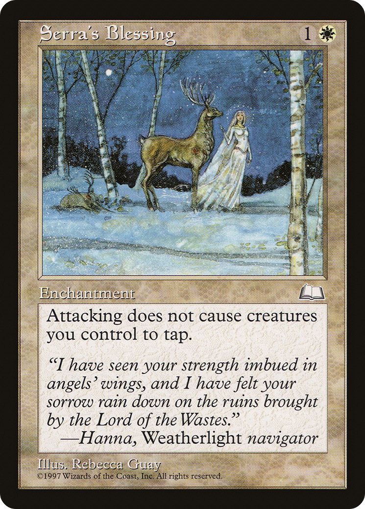 Image of Serra's Blessing [Weatherlight]