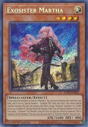 Exosister Martha [POTE-EN025] Secret Rare