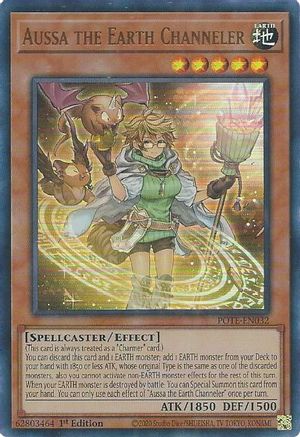 Image of Aussa the Earth Channeler [POTE-EN032] Ultra Rare
