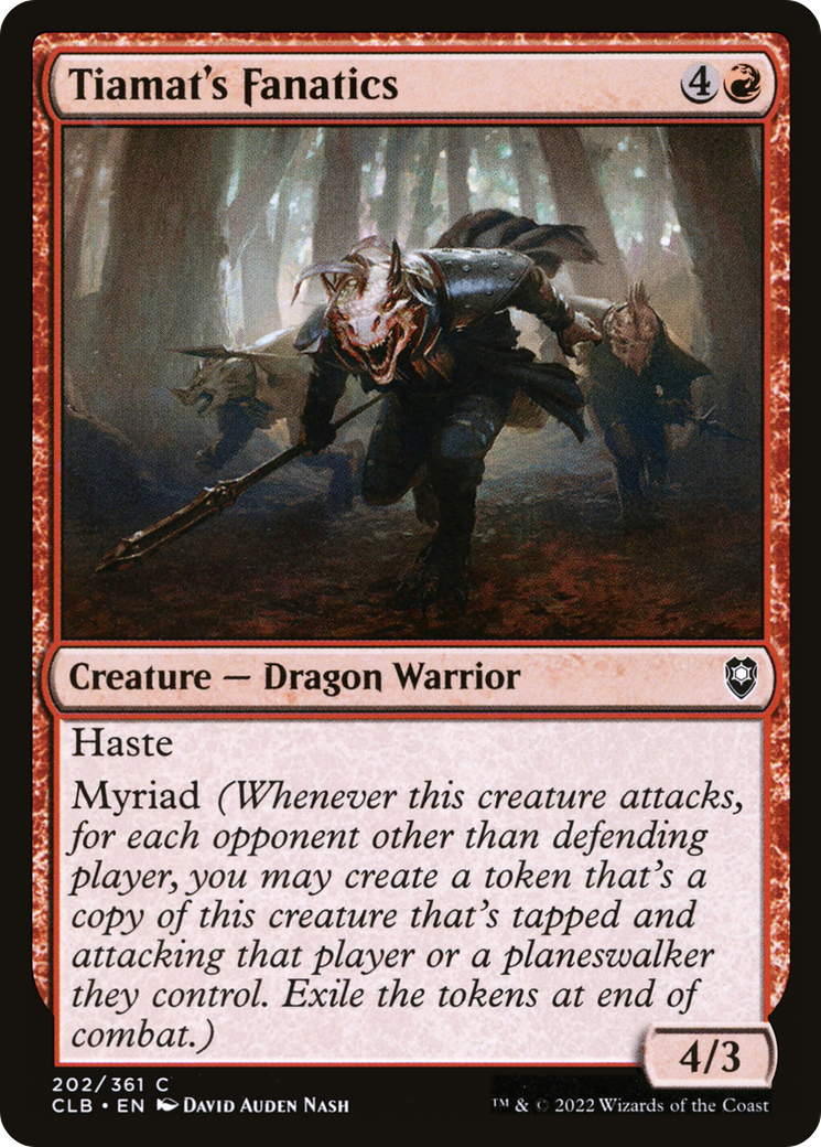 Image of Tiamat's Fanatics [Commander Legends: Battle for Baldur's Gate]