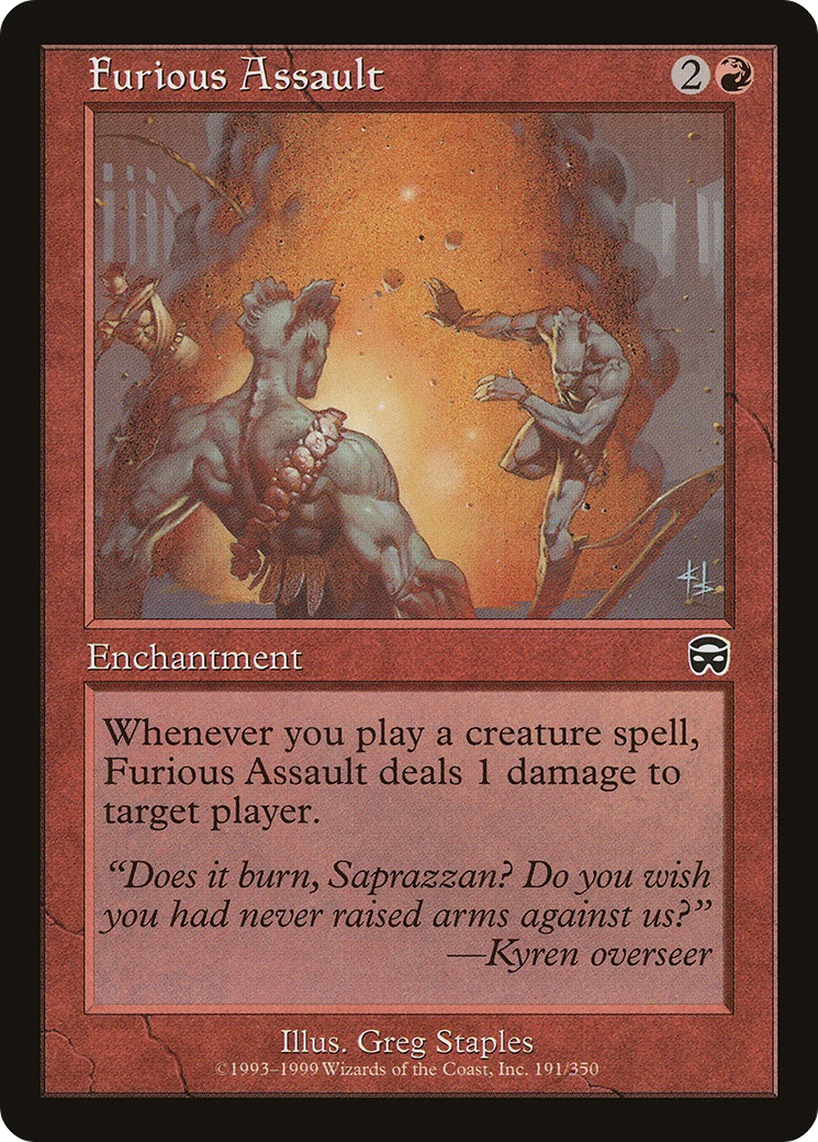 Image of Furious Assault [Mercadian Masques]