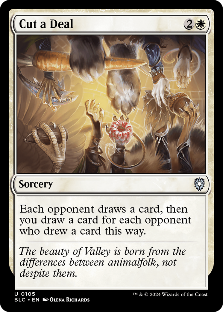 Image of Cut a Deal [Bloomburrow Commander]