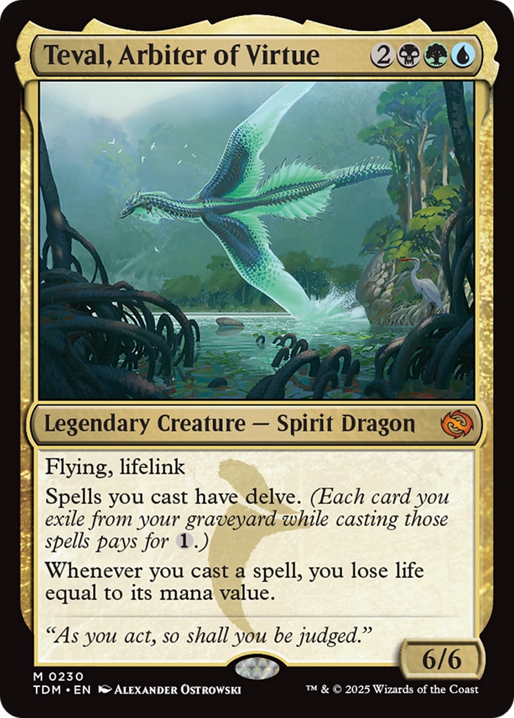 Image of Teval, Arbiter of Virtue [Tarkir: Dragonstorm]