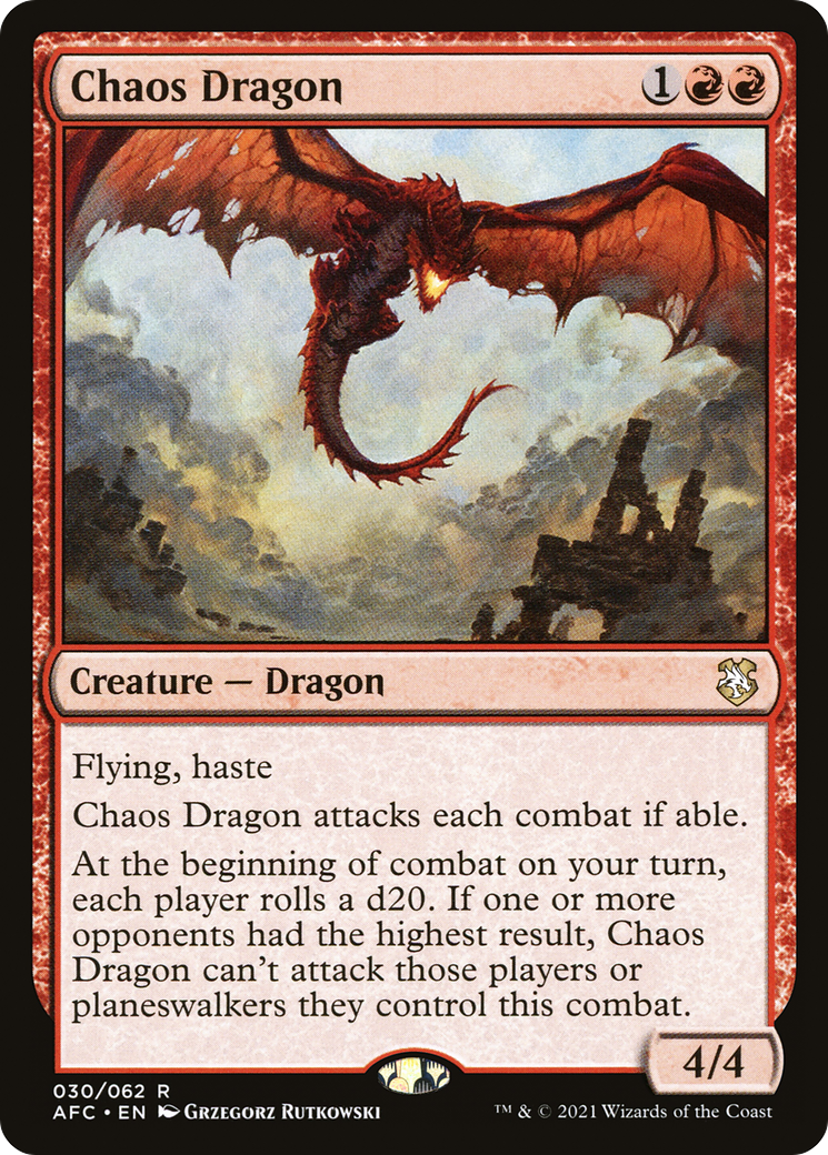 Image of Chaos Dragon [Dungeons & Dragons: Adventures in the Forgotten Realms Commander]