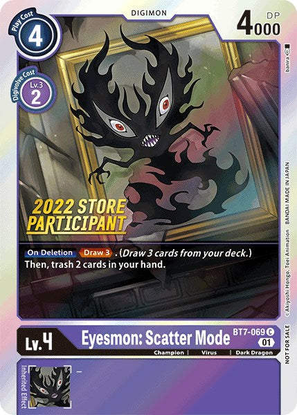 Image of Eyesmon: Scatter Mode [BT7-069] (2022 Store Participant) [Next Adventure Promos]