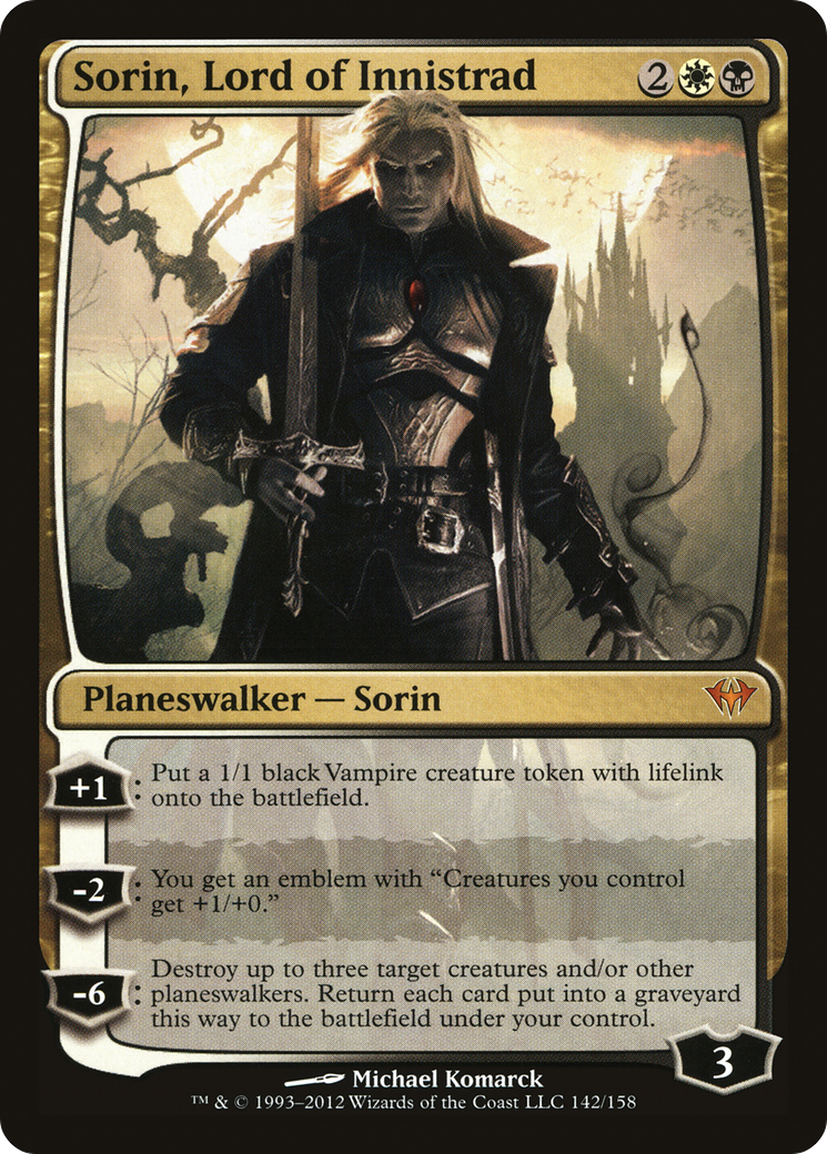 Image of Sorin, Lord of Innistrad [Dark Ascension]