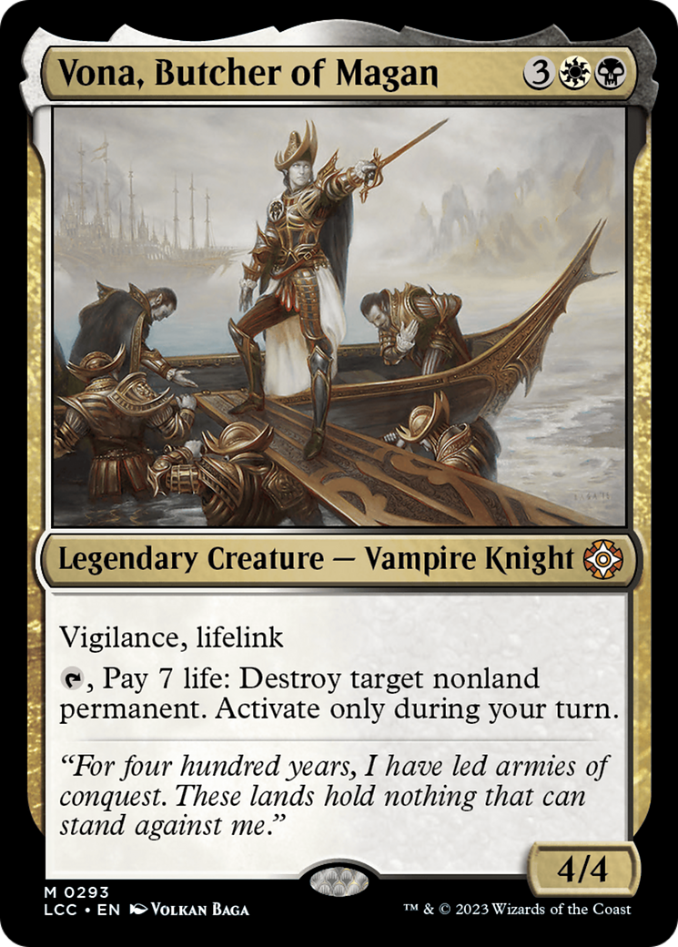 Image of Vona, Butcher of Magan [The Lost Caverns of Ixalan Commander]