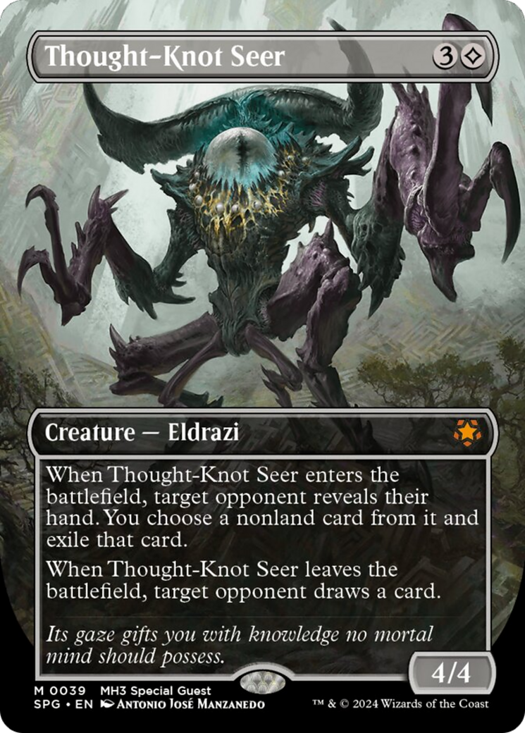 Image of Thought-Knot Seer (Borderless) [Modern Horizons 3 Special Guests]