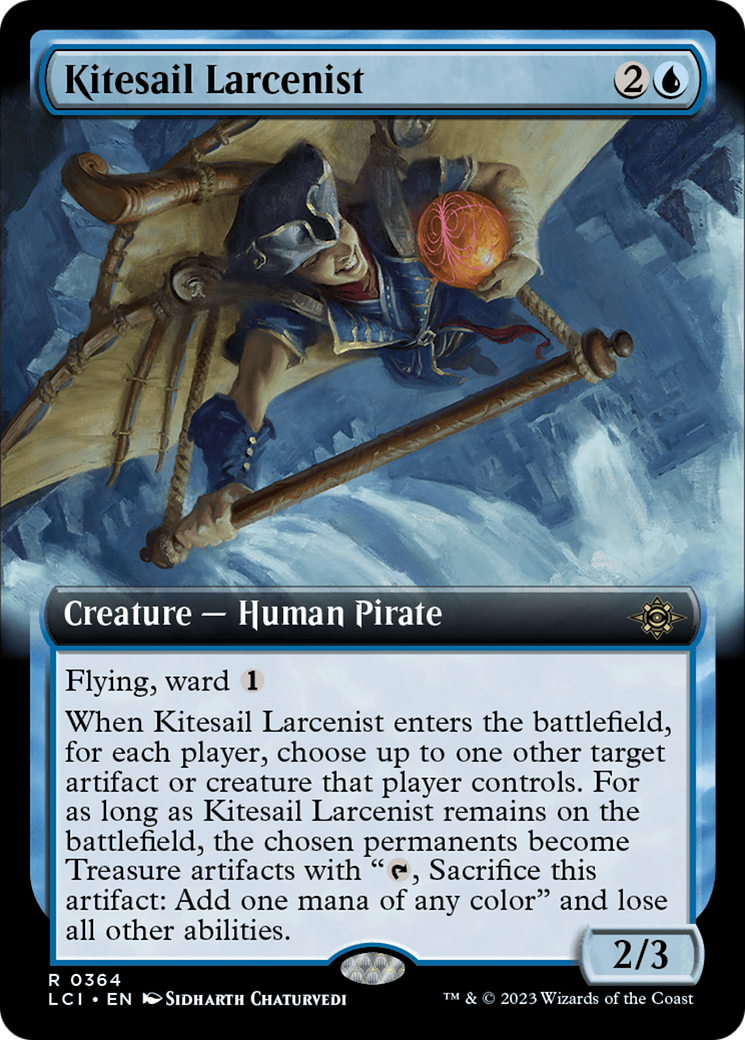 Image of Kitesail Larcenist (Extended Art) [The Lost Caverns of Ixalan]