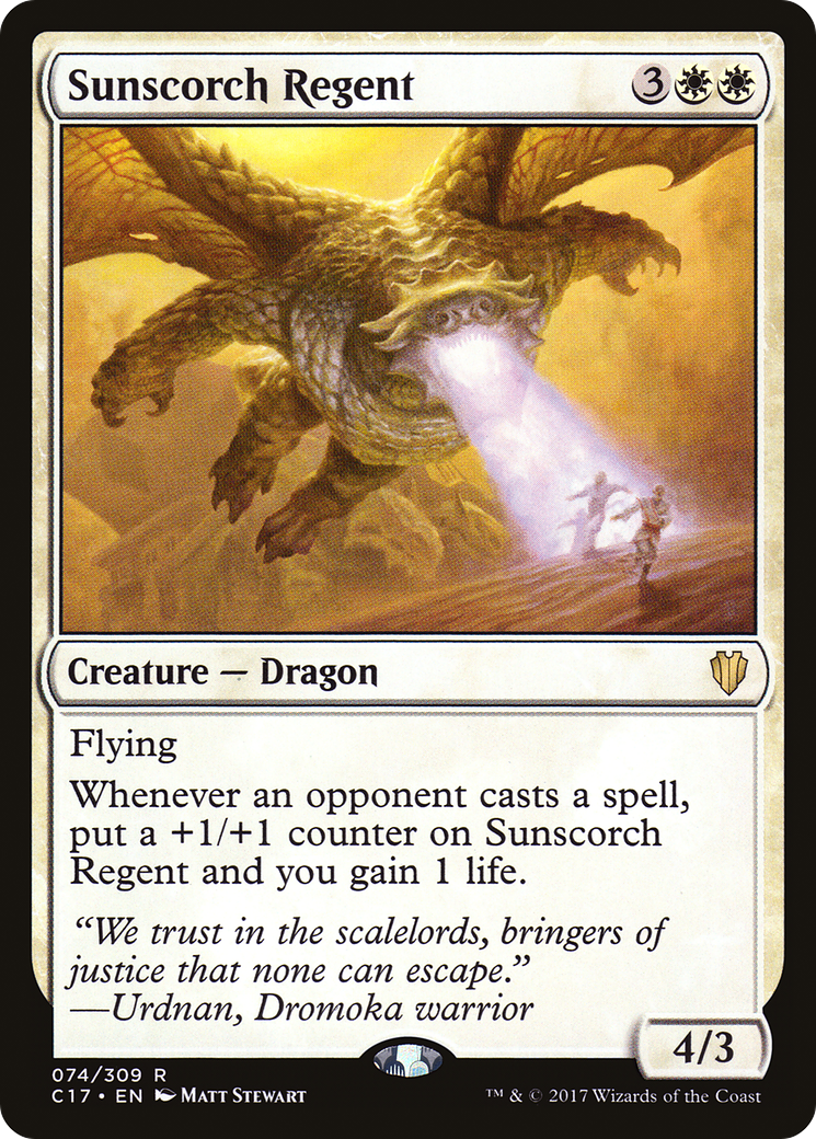 Image of Sunscorch Regent [Commander 2017]